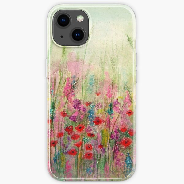 'Spring Meadow' - aquarelle originale 2015 Coque souple iPhone