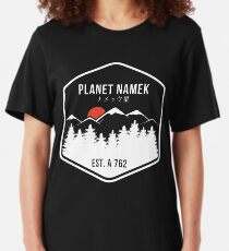 Dragon Ball Z Planet Namek Mountain Range Slim Fit T-Shirt