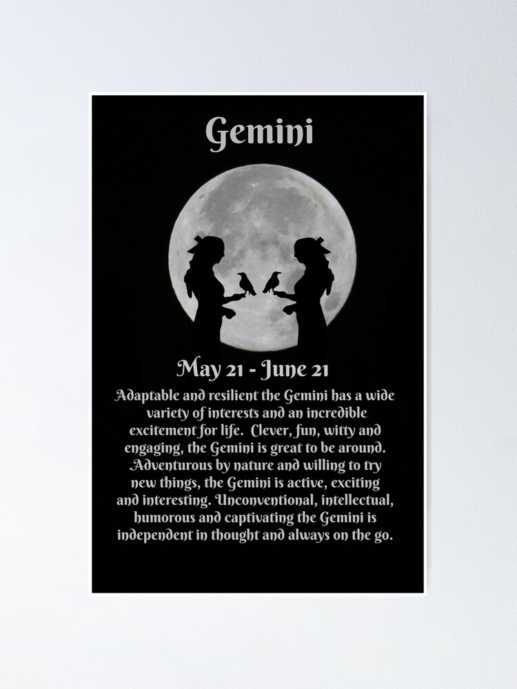 Gemini Zodiac Sign of the Twins May and June Birthdays