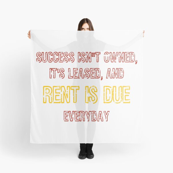 Item preview, Rent Is Due - Success - Red and Yellow designed and sold by cjtripp55.