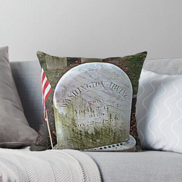 Item preview, Simple Tombstone for a Great Man - Washington Irving's grave - photo 2 designed and sold by Jane Neill-Hancock.