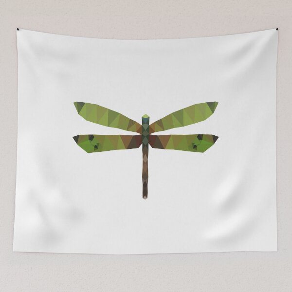 Item preview, Dragonfly polygon geometric designed and sold by Mohja-Design.