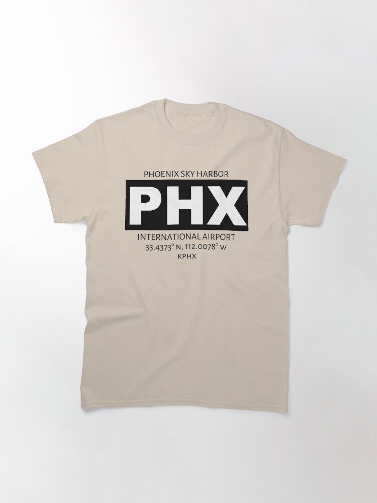 Alternate view of Phoenix Sky Harbour International Airport PHX Classic T-Shirt