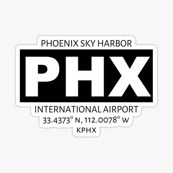 Phoenix Sky Harbour International Airport PHX Sticker