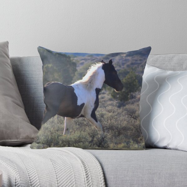 Wild Paint Throw Pillow