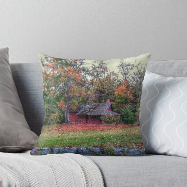 Item preview, Little Red Log Cabin on the grounds of Ringwood Manor designed and sold by Jane Neill-Hancock.