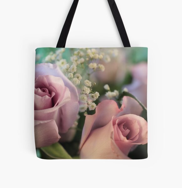 Moon Fleur ~ Luna Rose All Over Print Tote Bag