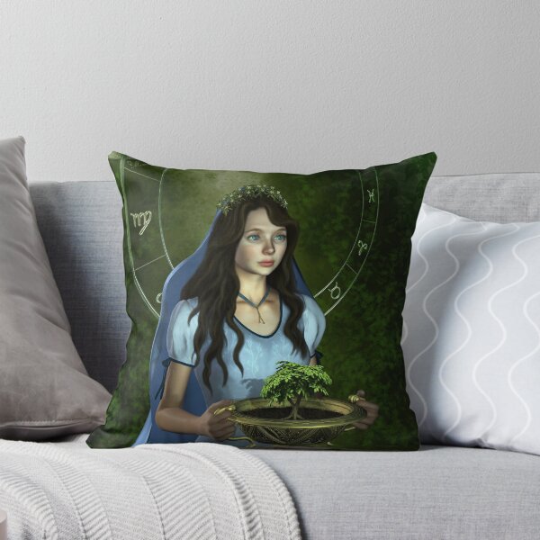 Item preview, Virgo zodiac fantasy circle designed and sold by Britta Glodde.