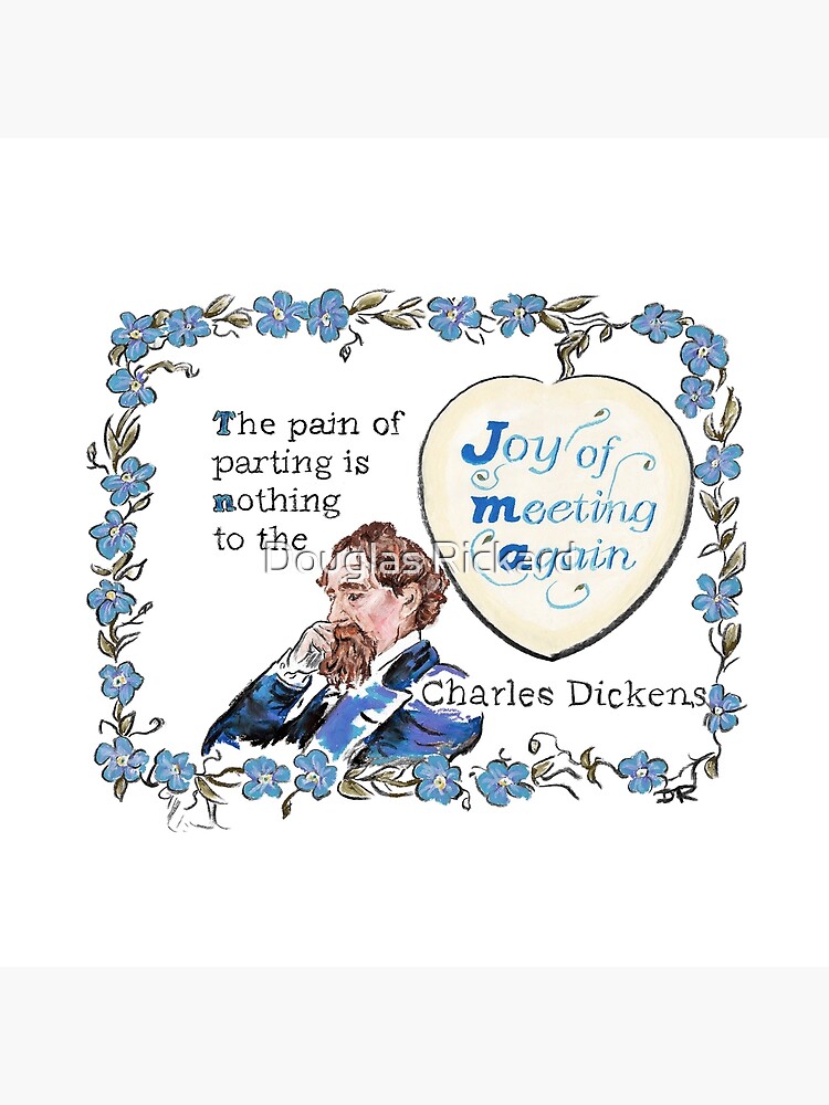 Tote Bag Charles Dickens Citations Retrouvailles Par Douglasrickard Redbubble