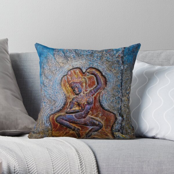 Wall Story... Throw Pillow