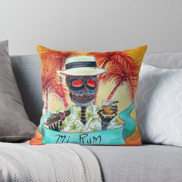 Mi Rum Throw Pillow
