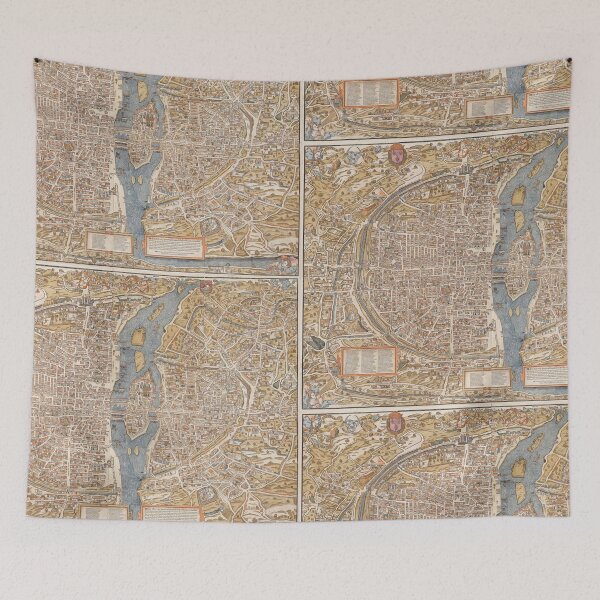 Item preview, Paris Metropolis City Skyline Seen From Above Large Print designed and sold by isstgeschichte.
