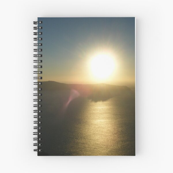 Item preview, Stunning Santorini Thera Sun Setting Over The Sea Greek Island Sunset designed and sold by Astrogearstore.