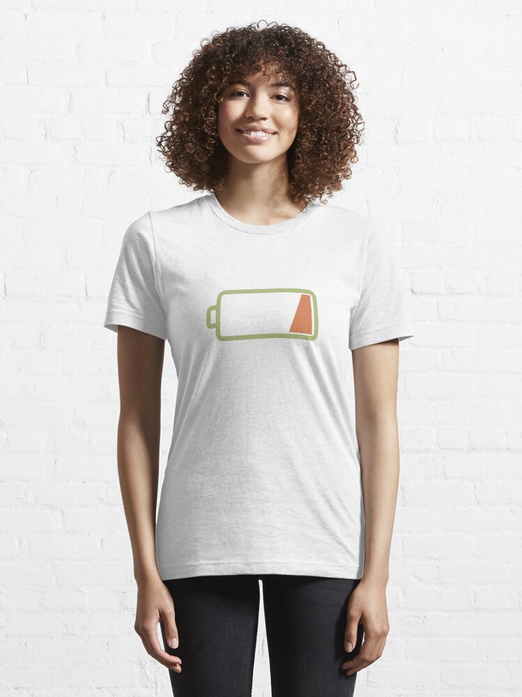 Alternate view of Silicon Valley - Low Battery Essential T-Shirt