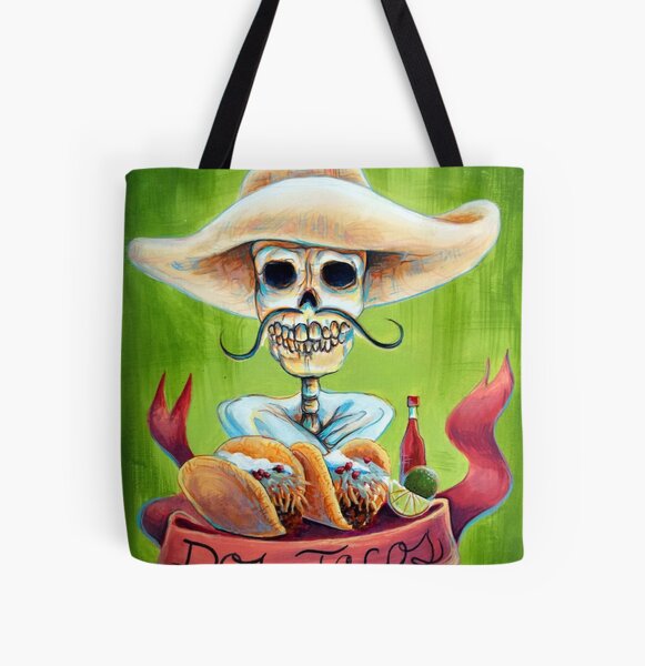Dos Tacos All Over Print Tote Bag