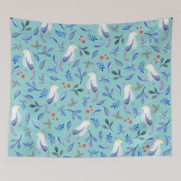 Item preview, Blue Bird in Watercolour designed and sold by ToiledeLina.