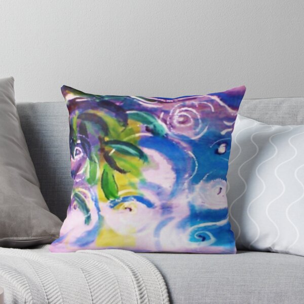 Item preview, The ripple effect after the rain on the pond, watercolor designed and sold by Anna  Lewis, blind artist.