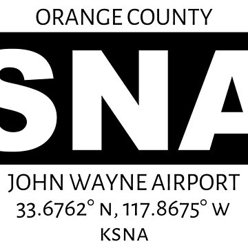 Artwork thumbnail, Orange County John Wayne Airport SNA by AvGeekCentral