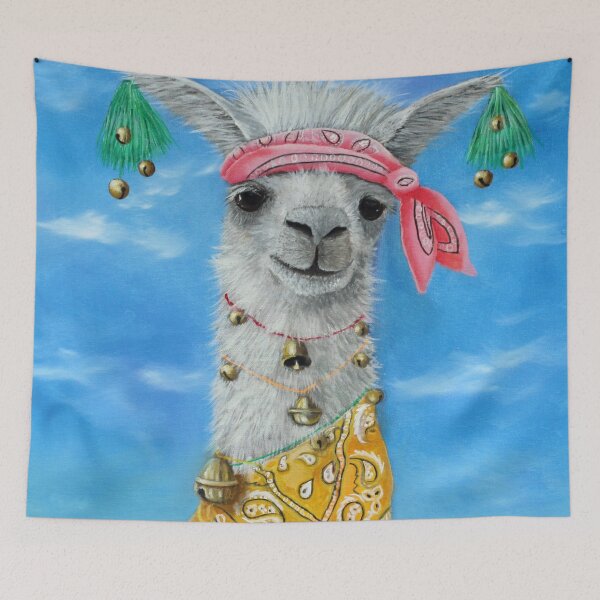 Item preview, Llama Bandanna designed and sold by mary hughes.