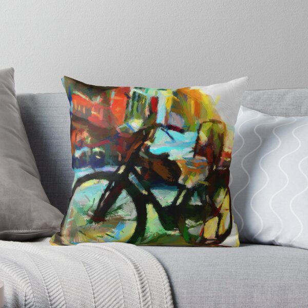 The Daily Commuter Throw Pillow