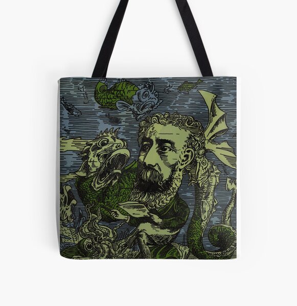 Jules Verne All Over Print Tote Bag