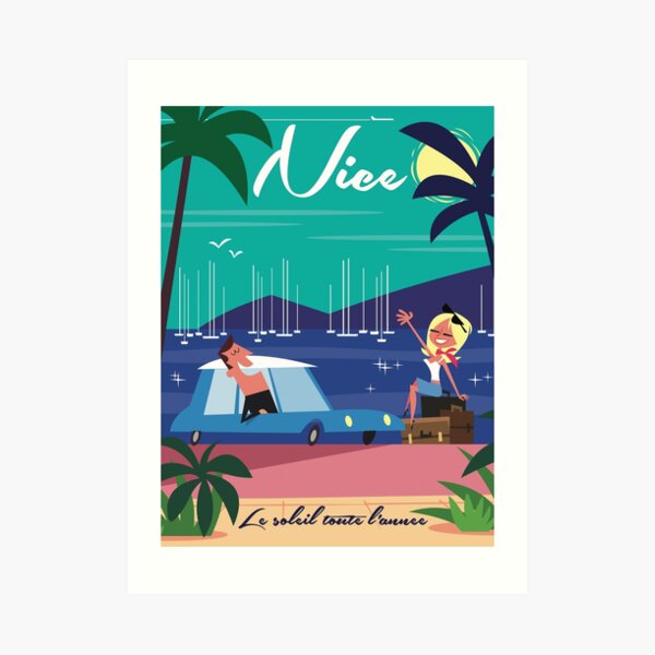 Nice Poster Art Print
