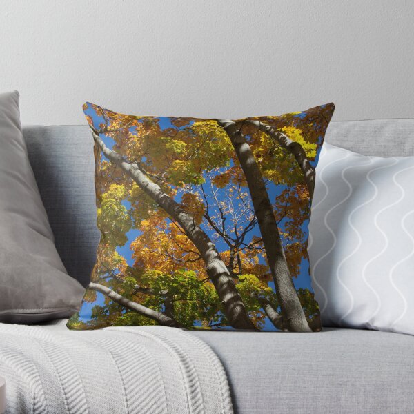 Reaching Up Throw Pillow