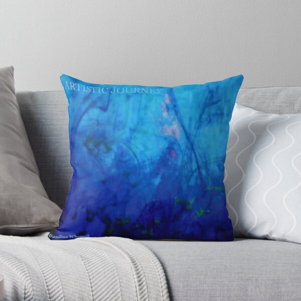 My book "An artistic journey" Throw Pillow