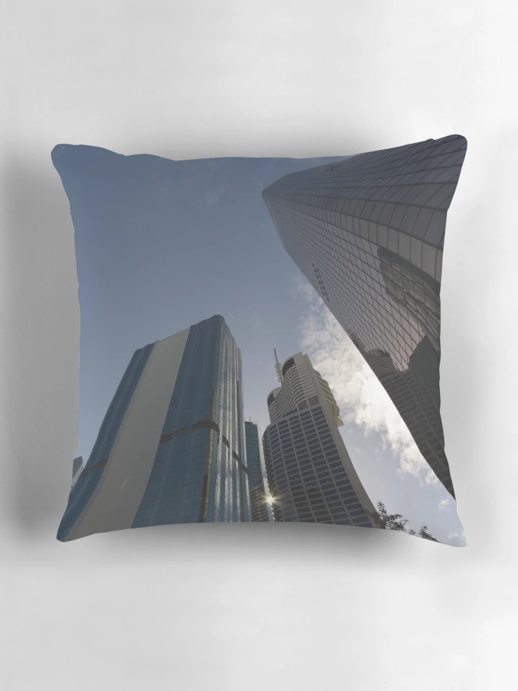 Thumbnail 3 of 4, Pillow, High Risers designed and sold by slacktech.