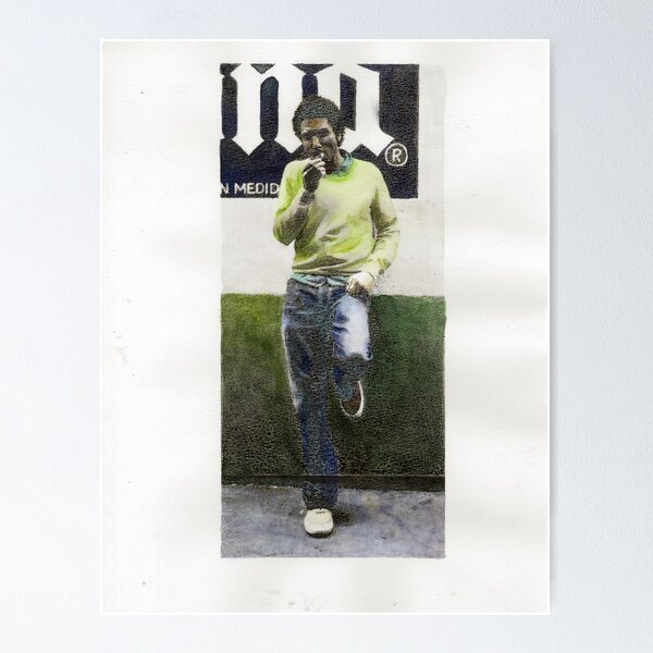 Kid # 18 (watercolor) Poster
