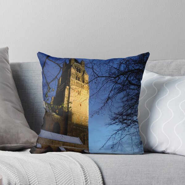 Item preview, Snow covered Church in Bruges designed and sold by copacic.