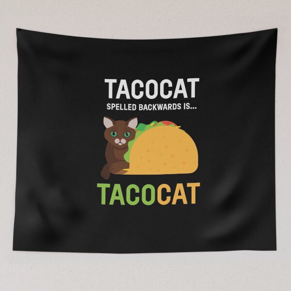 Item preview, Tacocat Spelled Backwards Is Tacocat Cat designed and sold by MooonTees.