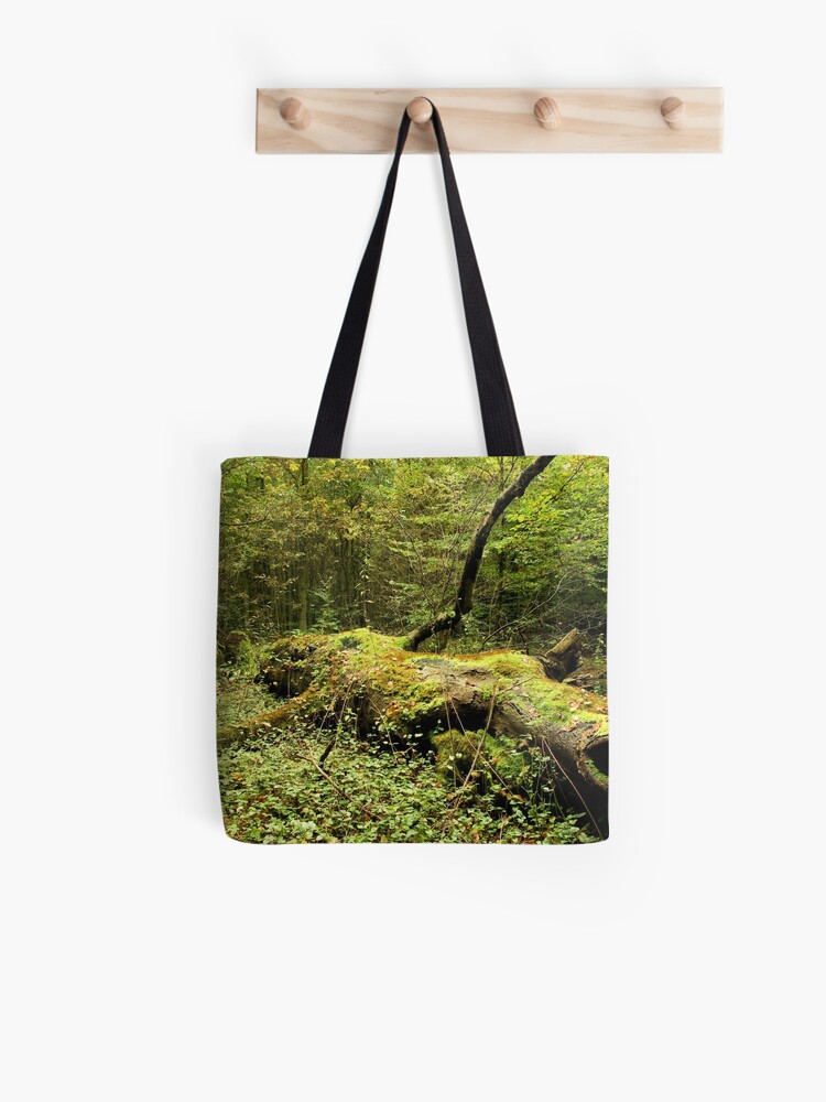 Thumbnail 1 of 2, Tote Bag, A giant felled... designed and sold by steppeland.