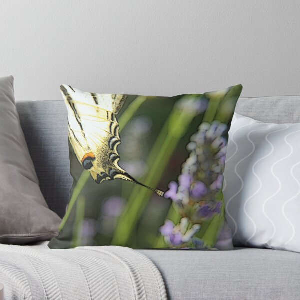 Item preview, Papillon on lavanda flower designed and sold by gluca.
