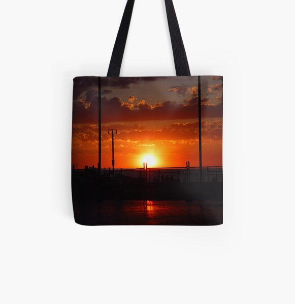 fiery glow All Over Print Tote Bag
