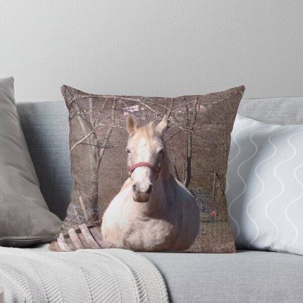 Item preview, White Horse Standing in a Small Field  designed and sold by dww25921.