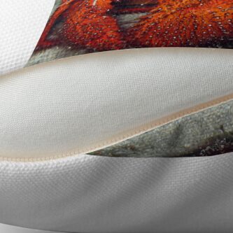 Alternate view of Hermit in Melo Throw Pillow