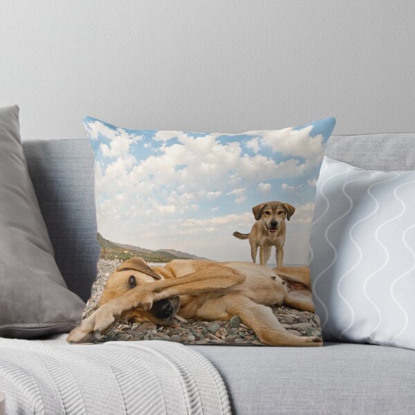 Item preview, Playful Dogs On The Beach designed and sold by Kuzeytac.