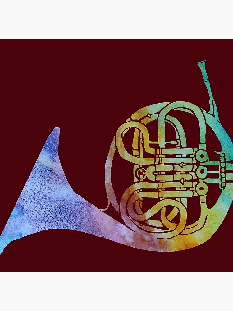 Thumbnail 2 von 2, Stofftasche, Farbgewaschenes Waldhorn designt und verkauft von PaintboxCollage.