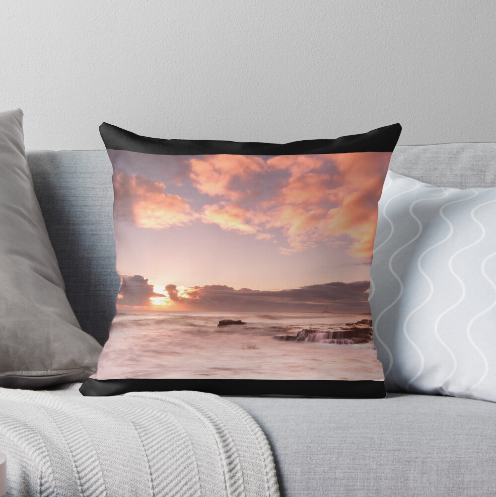 Seaton Sluice Throw Pillow