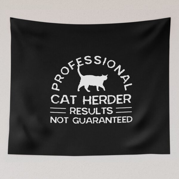 Item preview, Professional Cat Herder designed and sold by MooonTees.