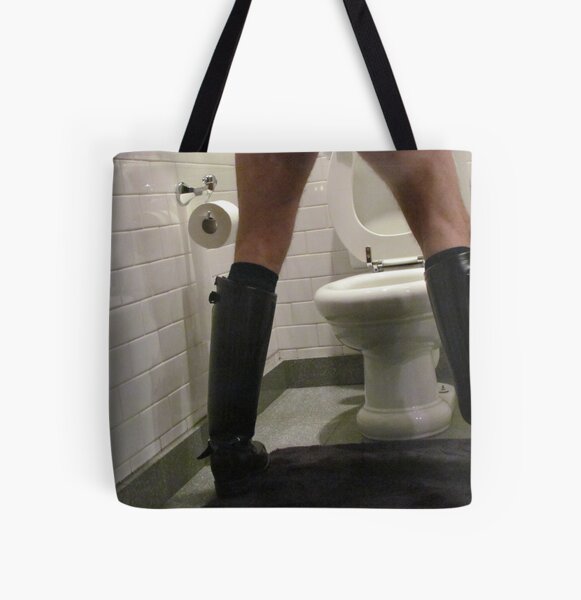 toilet time! All Over Print Tote Bag