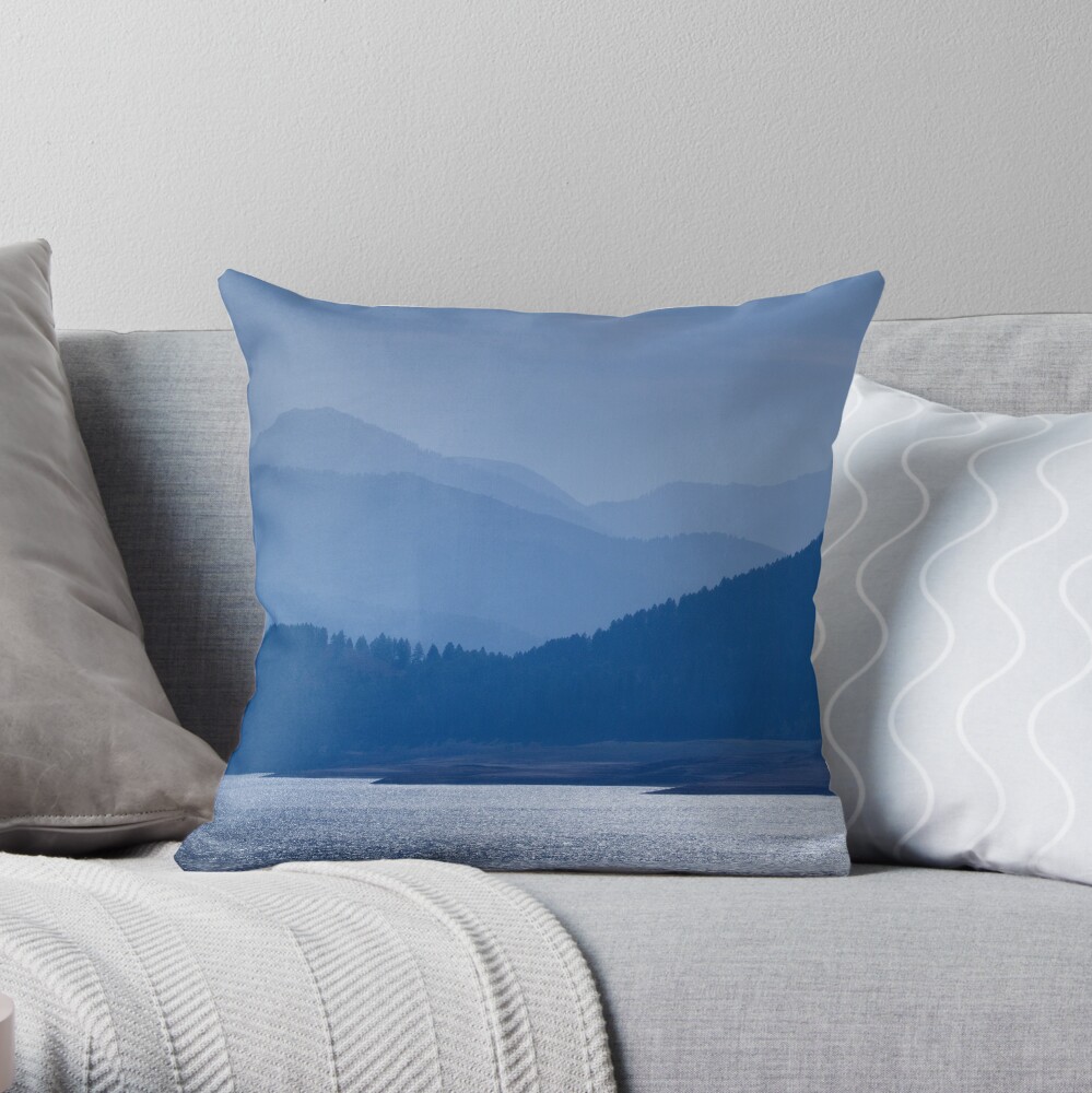 Moody Blues Throw Pillow