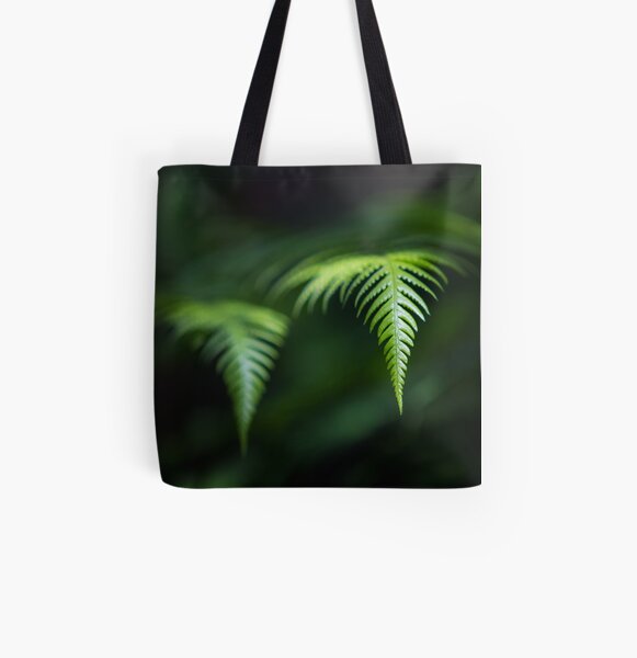 Fern in Dappled Sunlight All Over Print Tote Bag