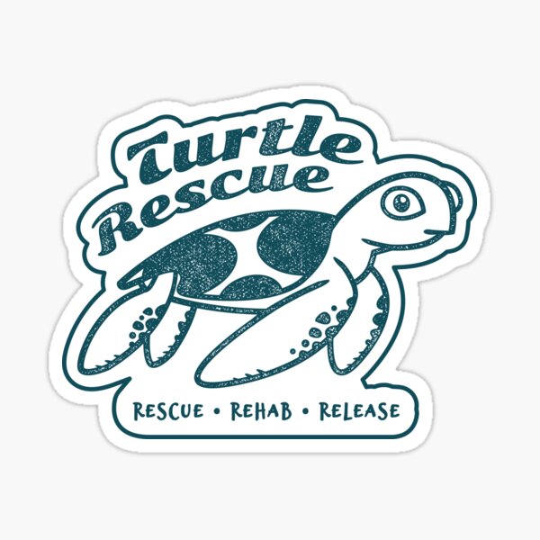 Aperçu de l'œuvre Tortue Rescue - Libération de Reshab Rehab créée et vendue par Bangtees.