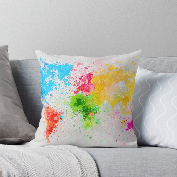Item preview, world map painting designed and sold by naphotos.