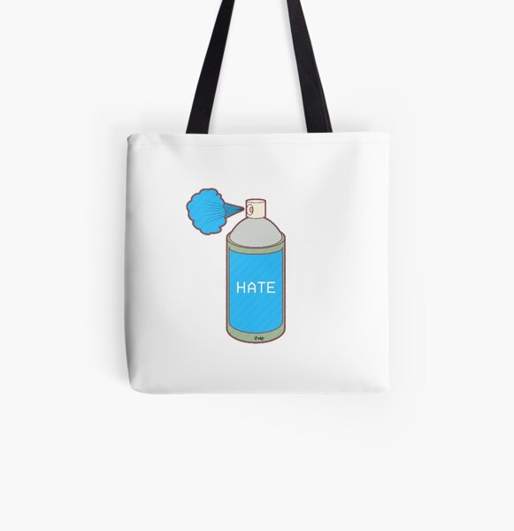 Hate Spray All Over Print Tote Bag