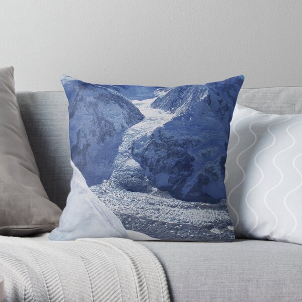 Climbing Pumori (Nepal, 7161m) Throw Pillow