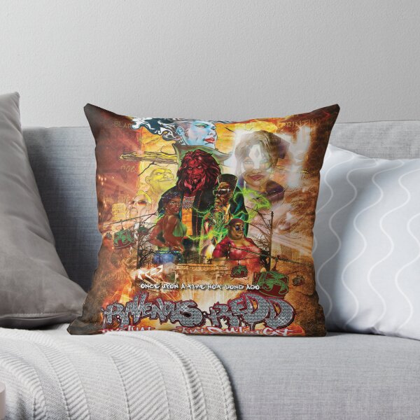 Ravenous Redd Production Poster Throw Pillow