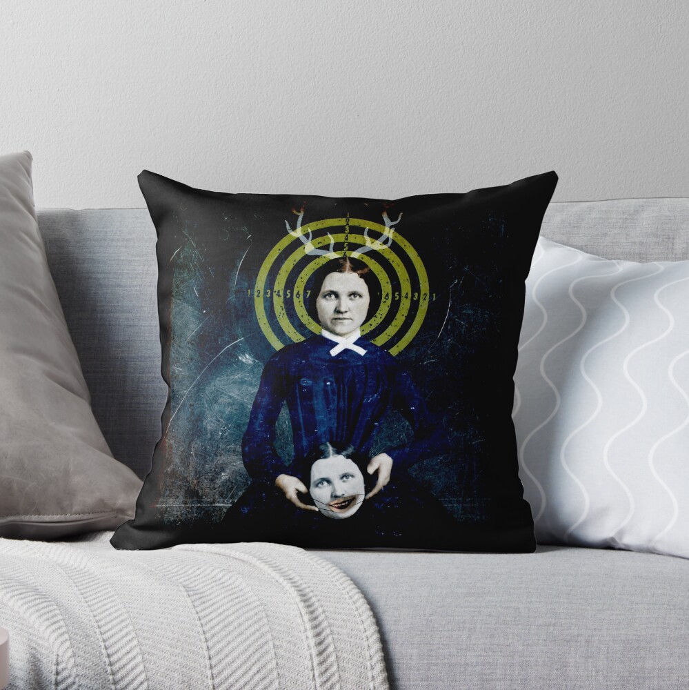 going out of my mind Throw Pillow